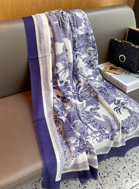 围巾披肩防晒毛边高级感女春夏秋