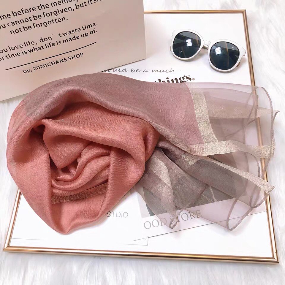 2025新款真丝围巾女春秋薄款纱巾夏季妈妈桑蚕丝时尚送礼礼盒丝巾,淘宝优惠券,粉丝福利购,淘宝优惠卷