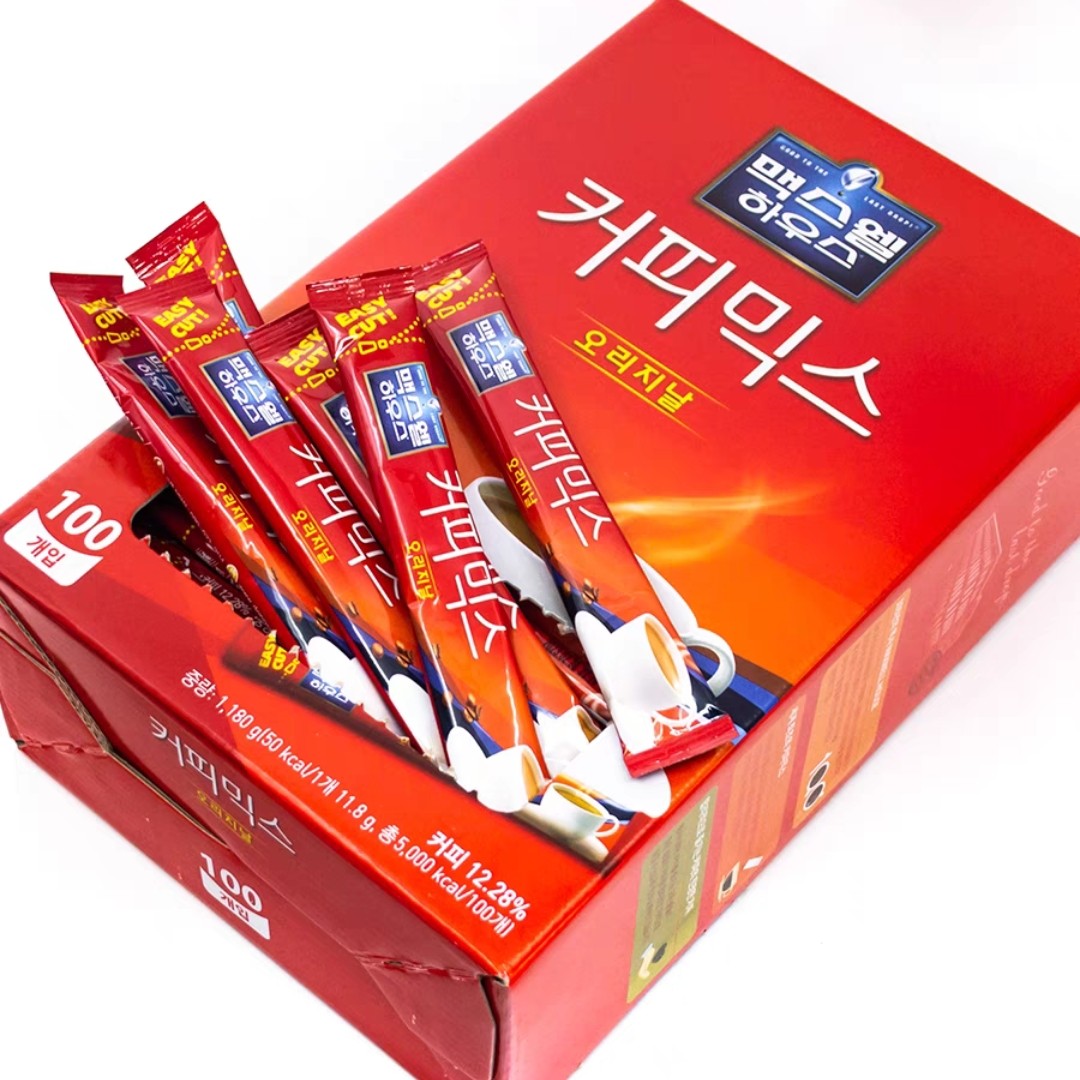 韩国咖啡进口东西麦斯威尔咖啡100条麦馨三合一速溶咖啡提神学生,淘宝优惠券,粉丝福利购,淘宝优惠卷