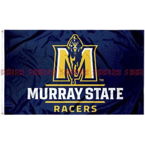 NCAA默里州赛车手旗帜校旗班旗队旗定做Murray State Racers Flag-图0