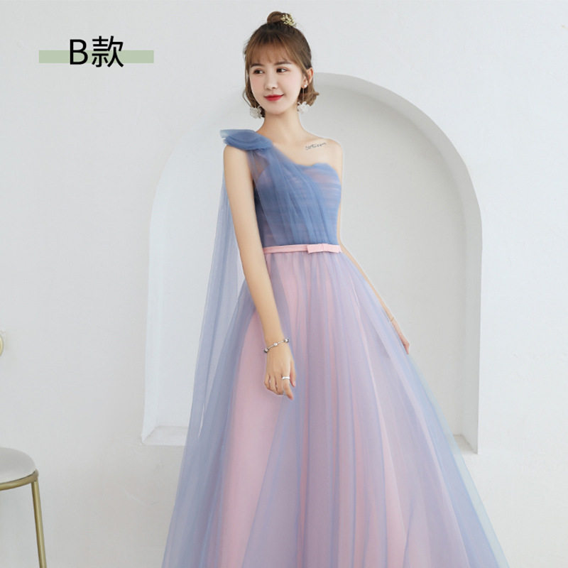 出租2024新款伴娘服姐妹团性感显瘦宴会端庄优雅演出小礼服仙气质