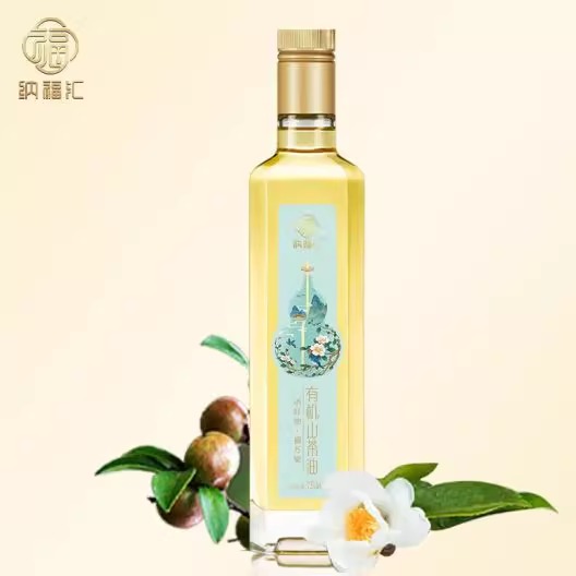 纳福汇山茶油福禄750ml*2礼盒 低温压榨油茶籽油山茶树油 - 图1