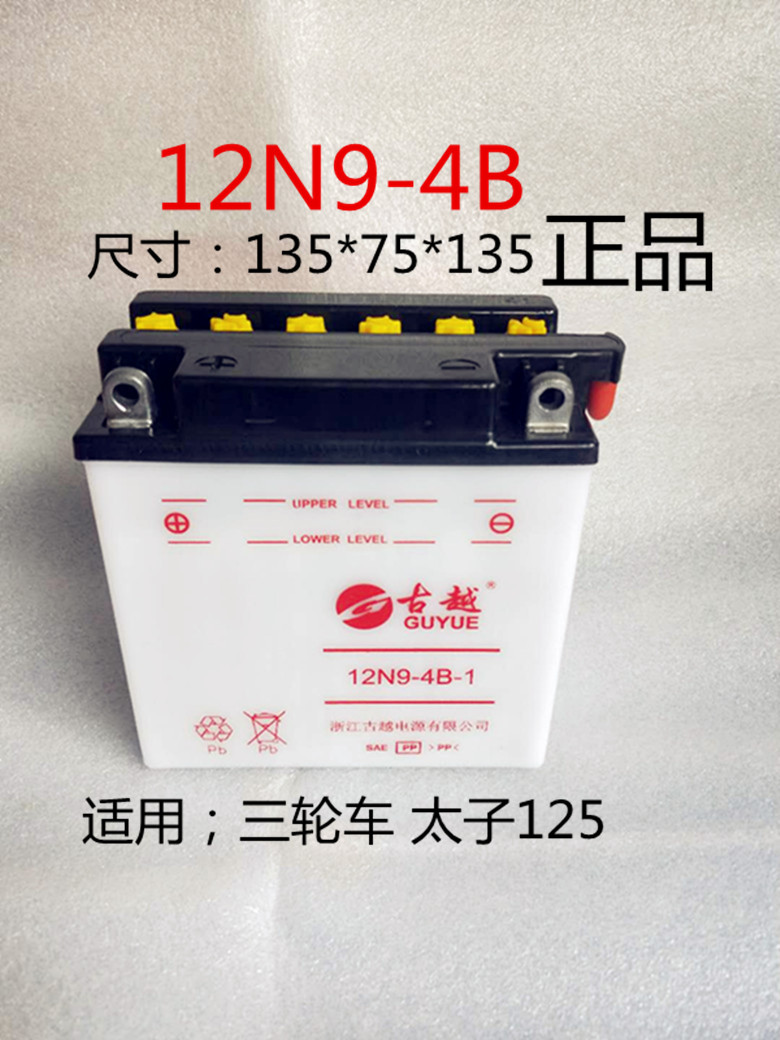 全新正品12N9-水电三轮车4B产品保质保量1摩托车纯正大型-瓶 - 图2