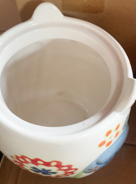 储物陶瓷猫头鹰乡村风格陶瓷彩色猫头鹰装饰密封罐陶瓷罐家居摆件