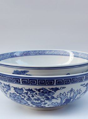 酸菜鱼大碗景德镇陶瓷花盆水培碗莲盆睡莲铜钱草绿萝客厅摆件鱼缸