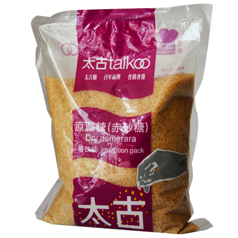 包邮Taikoo/太古包装原蔗糖1000克蔗香金砂糖1kg×2包甘蔗糖2袋 - 图2