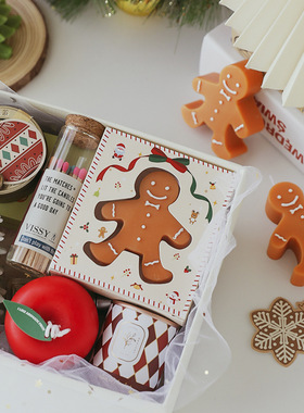 Christmas Gingerbread Man Candle, Xmas Aroma Gift