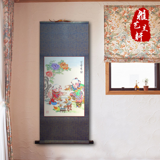 杨柳青年画中国特色出国礼品送老外中国风礼品特色工艺品