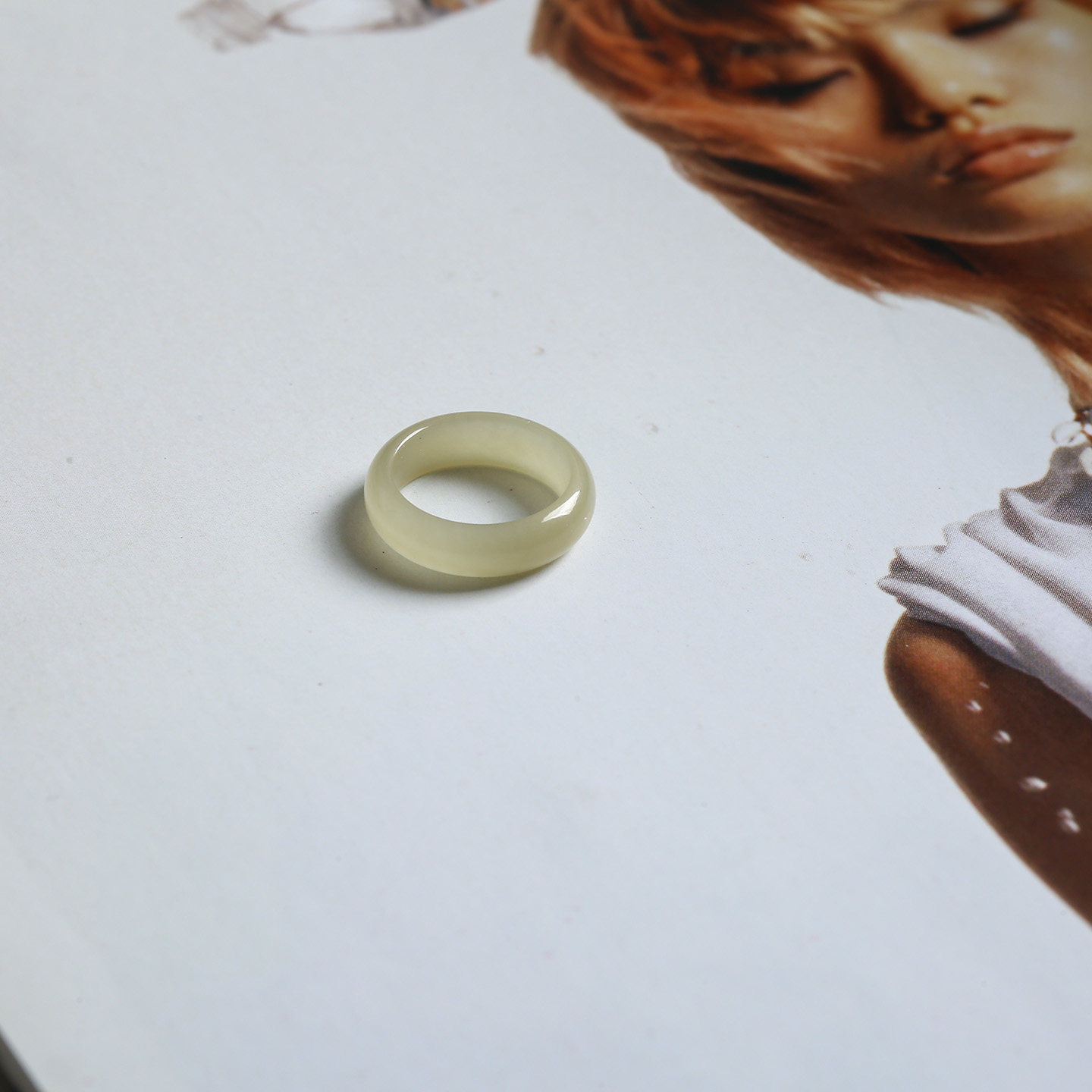 1号戒指 和田玉糖料糖玉小尺码圆弧素圈指环 尾戒 5720,淘宝优惠券,粉丝福利购,淘宝优惠卷