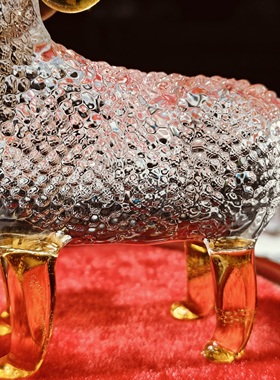 迷你版水晶玻璃12生肖十二摆件鼠牛虎免龙蛇马羊猴鸡狗猪工艺包邮