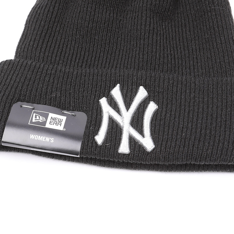 NewEra纽亦华男女MLB毛球可爱潮刺绣NY保暖毛线帽针织帽60424641