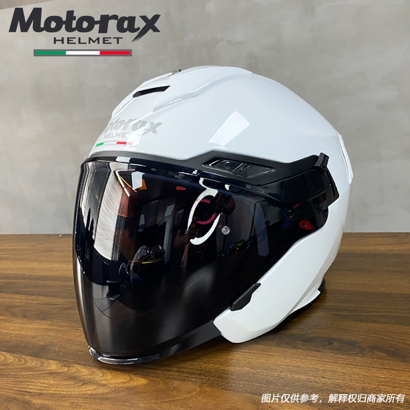 motorax摩雷士头盔r30摩托车头盔鲨鱼法老全盔女机车盔四季安全帽 - 图0