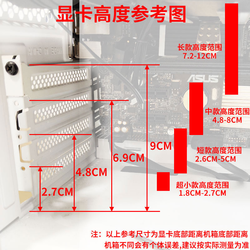 显卡支架千斤顶支撑架全铝金属磁吸底ITX小机箱显卡托架防弯伴侣 - 图2