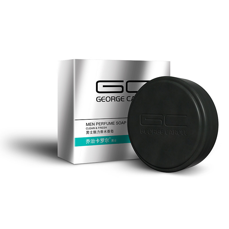 乔治卡罗尔4块香皂男士控油洗发皂 乔治卡罗尔乐缘香皂