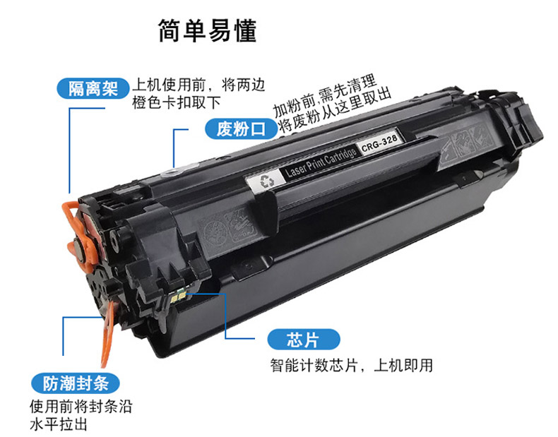 适用HP278A硒鼓 1566 M1536打印机 P1506 1606 墨粉盒 耗材 促销 - 图1