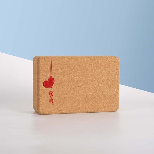 Amy Yoga Extra Hard Density Cork Solid Wood Yoga Bricks