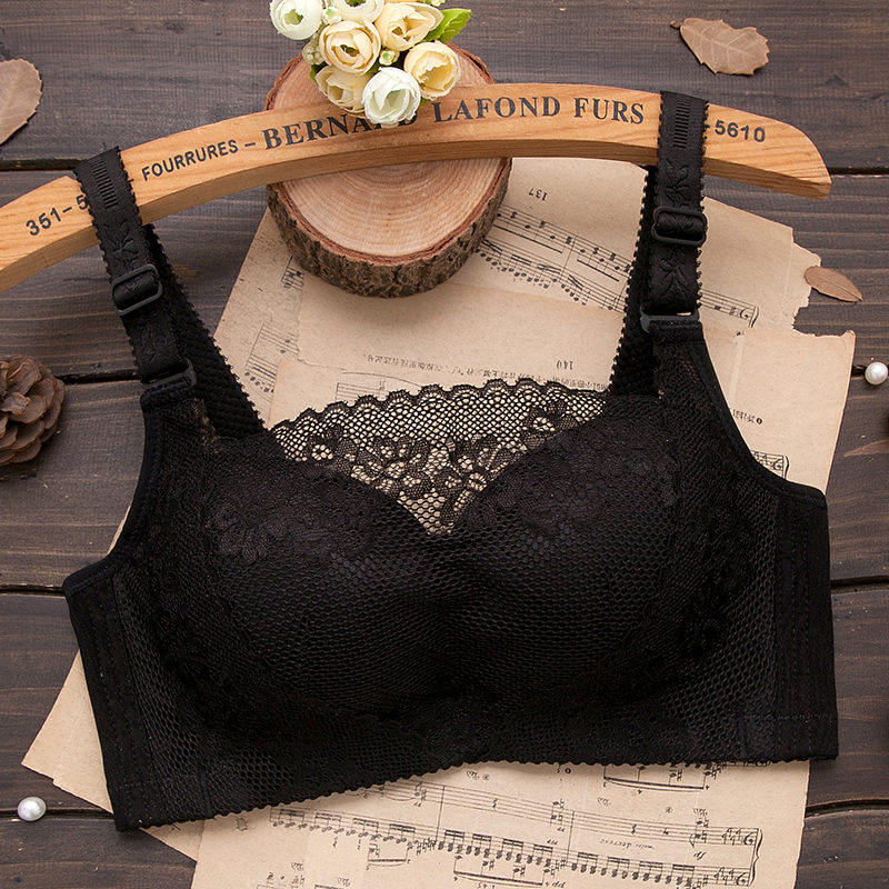 内衣少女士薄款白色聚拢无钢圈抹胸 芸媚蝶文胸