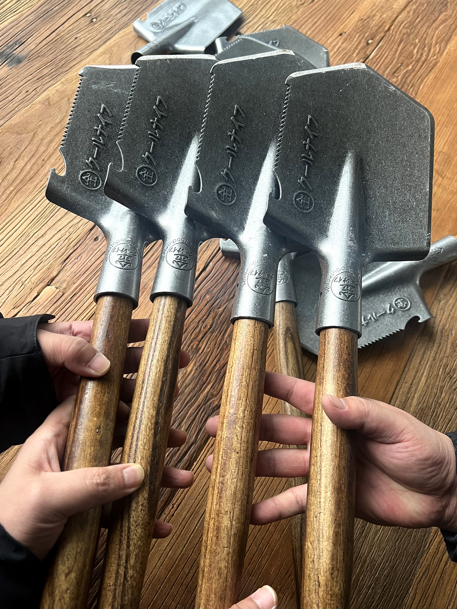 【硬货！日本原单！】多功能加厚木手柄户外锹园艺工具便携式铲子,淘宝优惠券,粉丝福利购,淘宝优惠卷