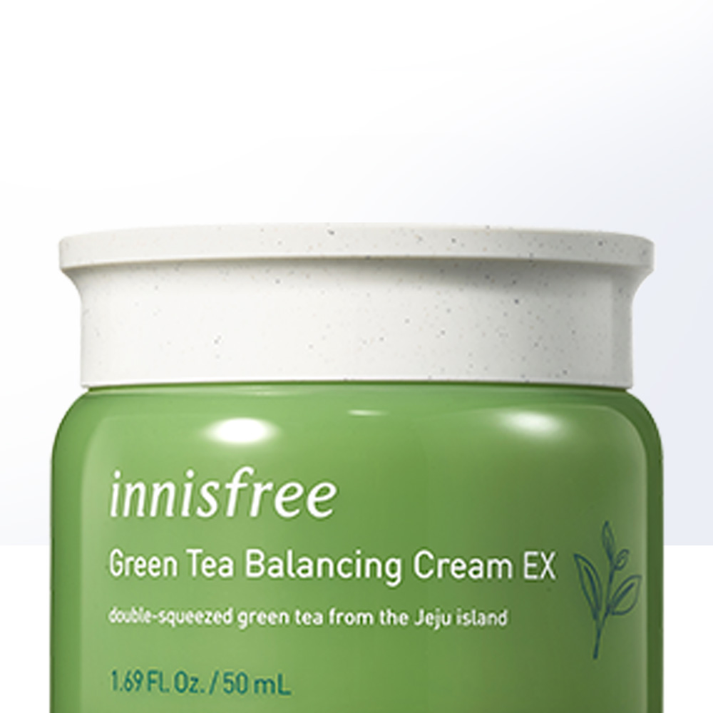 天猫国际进口超市韩国Innisfree悦诗风吟进口绿茶平衡面霜修护补水保湿版滋润官网3