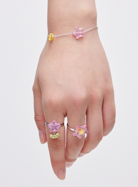 FWISH女925银夏日戒指设计师款