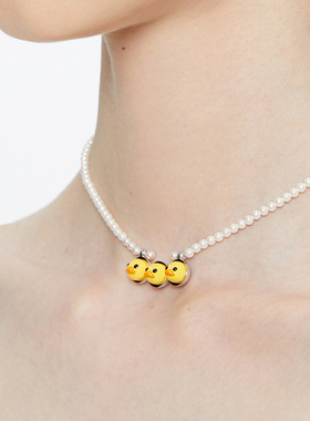 FWISH925银珍珠女设计师款项链