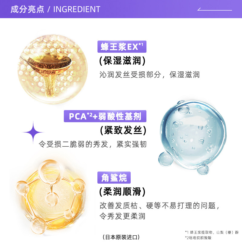 【自营】fino柔顺受损护理透润美容液550ml*2护发素