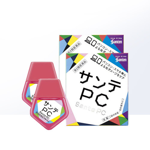 【自营】日本Santen参天PC电脑手机蓝光眼药水12ml滴眼液眼睛*2 - 图1