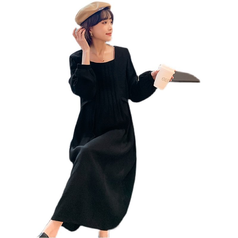 孕妇春装连衣裙潮妈时尚系带裙子 乔月连衣裙