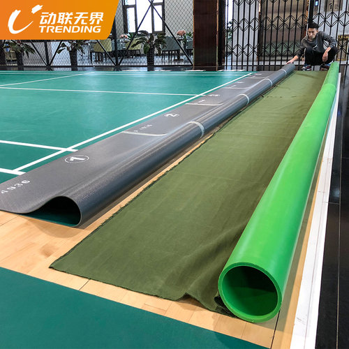 羽毛球地胶专用移动帆布收卷器pvc塑胶羽毛球馆体育馆地胶收卷车 - 图1