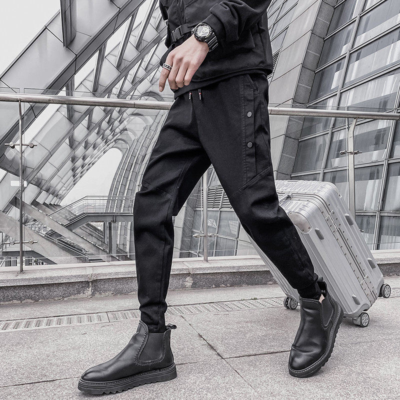 秋季新款男士小脚韩版修身子牛仔裤 liiennoos雷诺鹿牛仔裤