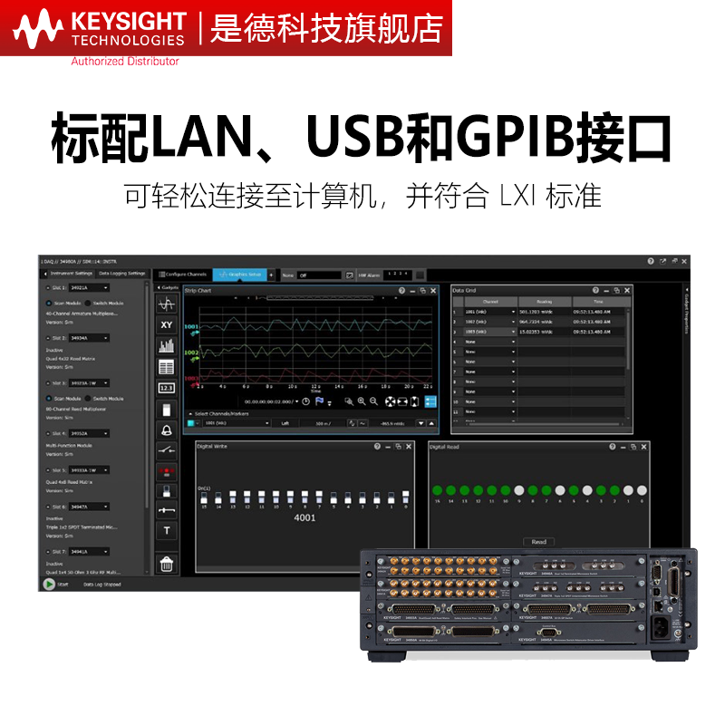 是德科技Keysight数据记录仪34980A/34921A34922T/34923A/T安捷伦-图3