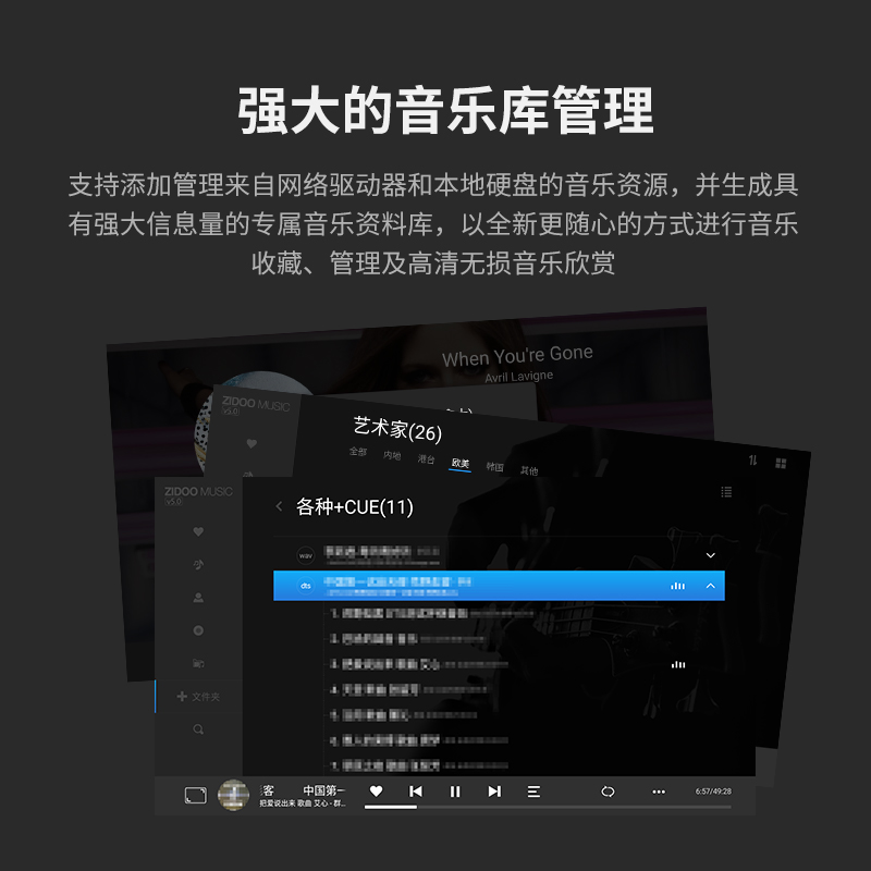 芝杜ZIDOO Z9XPRO网络硬盘高清播放器4KHDR杜比视界硬盘播放机-图2