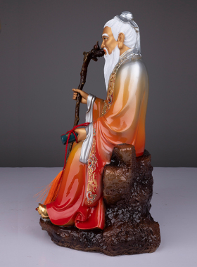 纯铜月老星君神像家用月下老人像