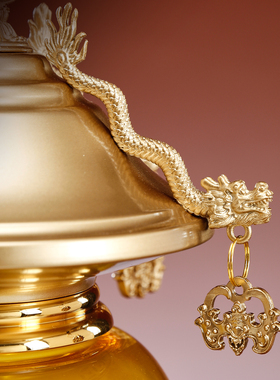 五龙莲花宫灯家用三色光led供灯