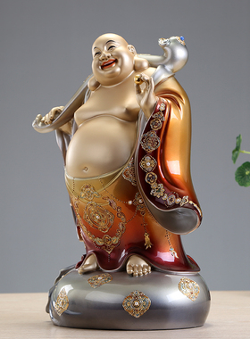 如意全铜添福供奉菩萨大肚弥勒佛