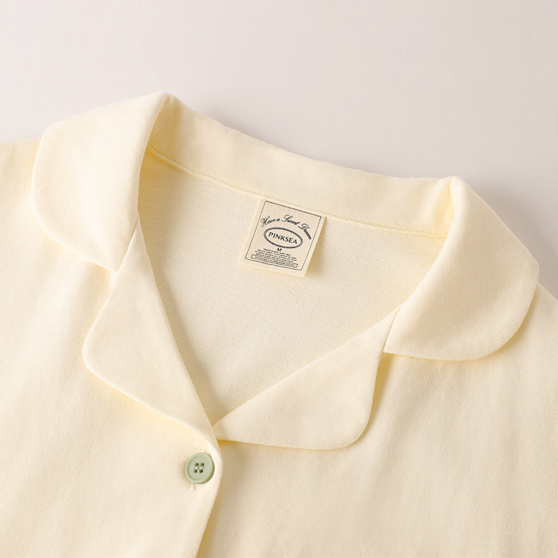 情侣春秋纯棉2022年新款熊猫睡衣 pinksea内衣睡衣/家居服套装