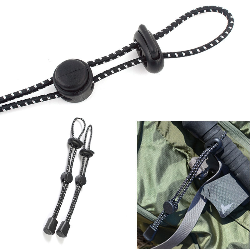 背包外挂登山杖弹力绑带户外爬山登山包弹力挂扣固定捆绑松紧绳扣