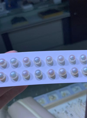 北海天然珍珠耳钉迷米小珍珠耳饰