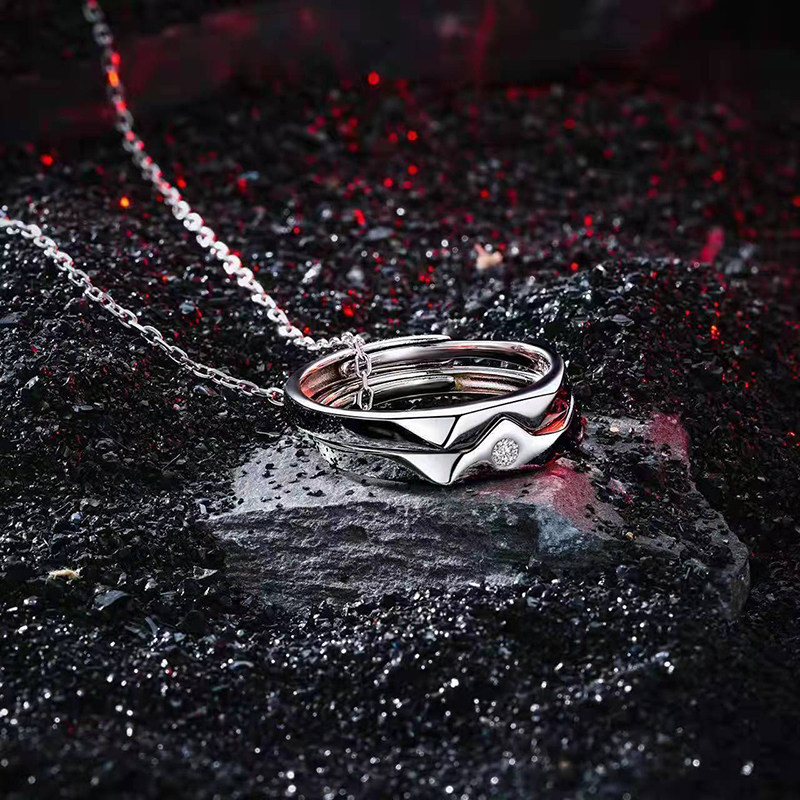 官方正品s925破云周边adagio对戒 欧莲宝戒指/指环