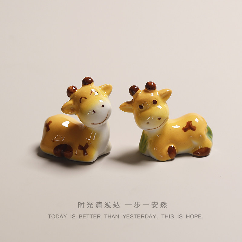 陶瓷卡通小鹿日式筷架可爱小鹿家用小摆件笔托筷枕酒店日料店礼物,淘宝优惠券,粉丝福利购,淘宝优惠卷