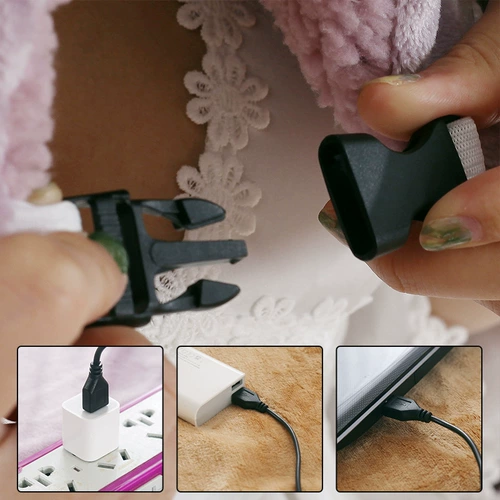 USB теплое одеяло в зимнем портативном электрическом горячем одеяле Электрическая нагревательная подушка Постоянная температура 5 В может быть промыто и низкое давление
