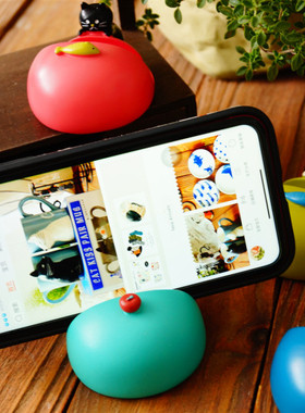 树下盒可爱风懒人手机座小动物