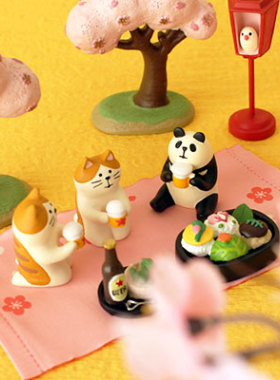 赏樱第3弹前线小猫与野餐小动物