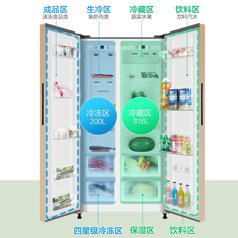 electrolux /伊莱克斯双变频电冰箱 伊莱克斯瑞诚行厨房冰箱