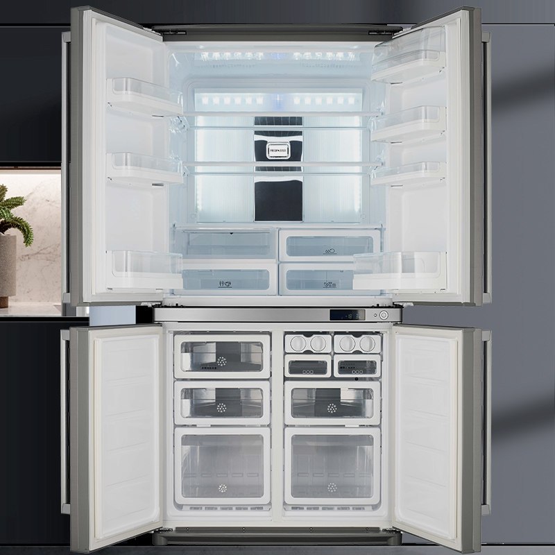 Electrolux/伊莱克斯 EQE6807SDNCN十字对开风冷欧式电冰箱进口_虎窝淘