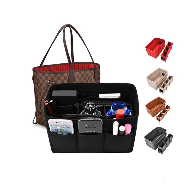 2025毛毡布内胆包化妆包手机女士毛毡化妆品收纳整理毛毡包中包,淘宝优惠券,粉丝福利购,淘宝优惠卷