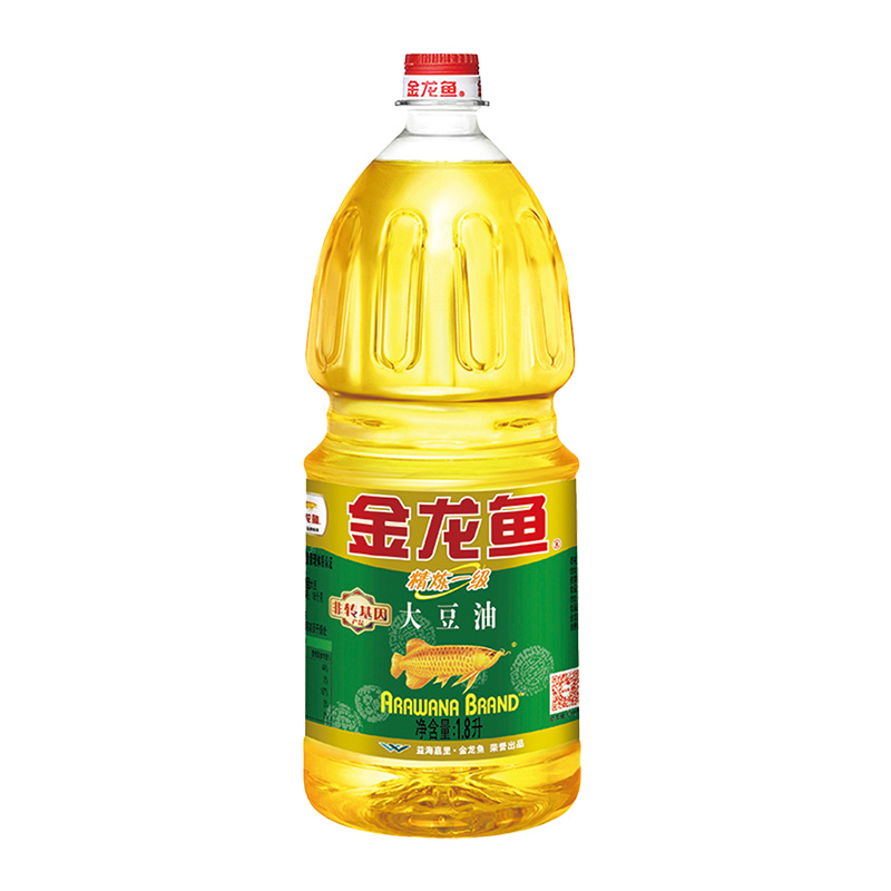 金龙鱼非转基因大豆油1.8L 食用油小瓶装烘焙蛋糕色拉油宿舍批发 - 图2