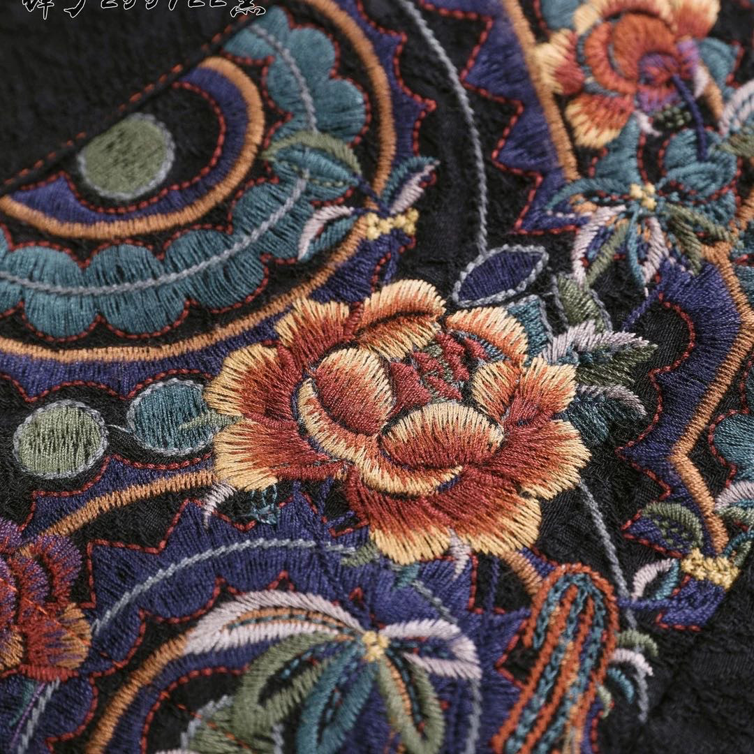 千椿物喜冬季新中式国风复古长袖松紧高腰百搭黑色棉裤阔腿裤长裤,淘宝优惠券,粉丝福利购,淘宝优惠卷