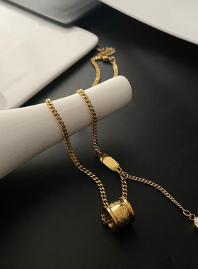 钛钢不掉色项链2021年颈链锁骨链