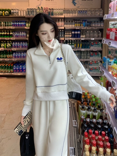 Модный спортивный костюм, толстовка для отдыха, комплект, популярно в интернете, в западном стиле